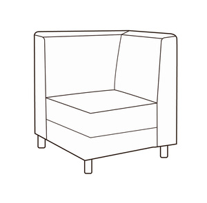 Модуль угловой Домино