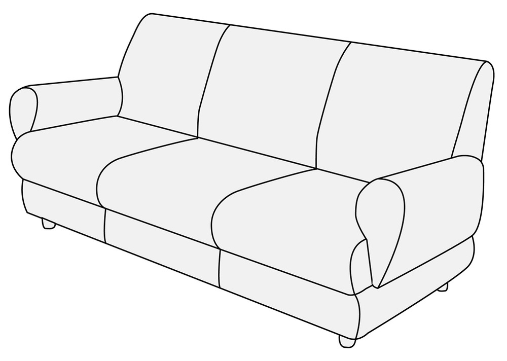 Диван 3-х местный Матрикс