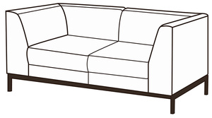 Диван 2-х местный Омега Стил