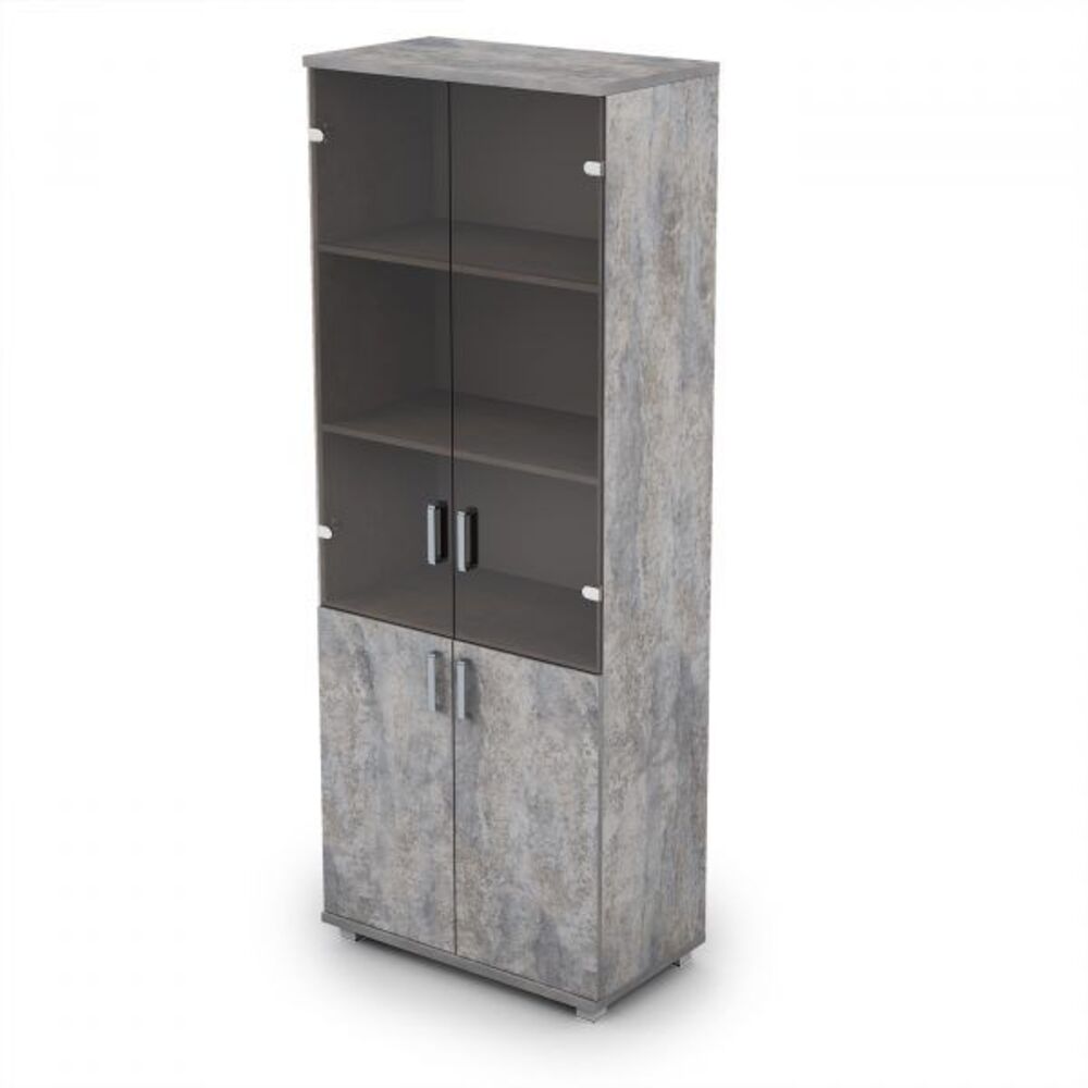 Шкаф для документов высокий со стеклом