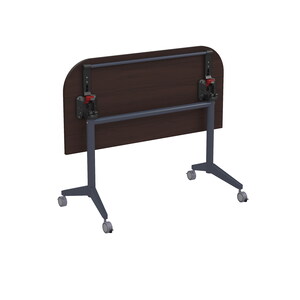 Складной радиусный стол-трансформер с фиксаторами