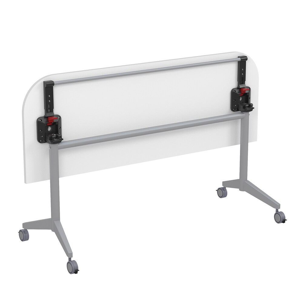 Складной радиусный стол-трансформер с фиксаторами