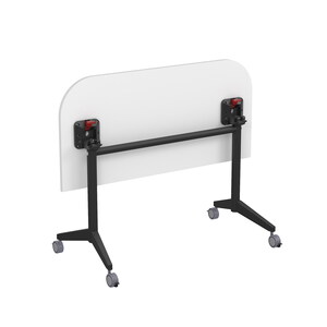 Складной радиусный стол-трансформер Simple с фиксаторами