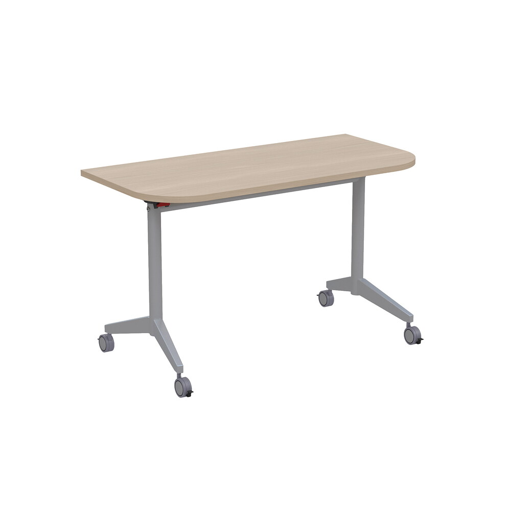 Складной радиусный стол-трансформер Simple с фиксаторами