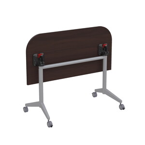 Складной радиусный стол-трансформер Simple с фиксаторами