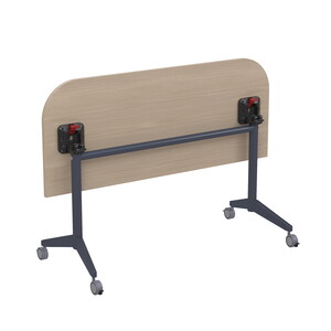 Складной радиусный стол-трансформер Simple с фиксаторами