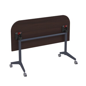 Складной радиусный стол-трансформер Simple с фиксаторами