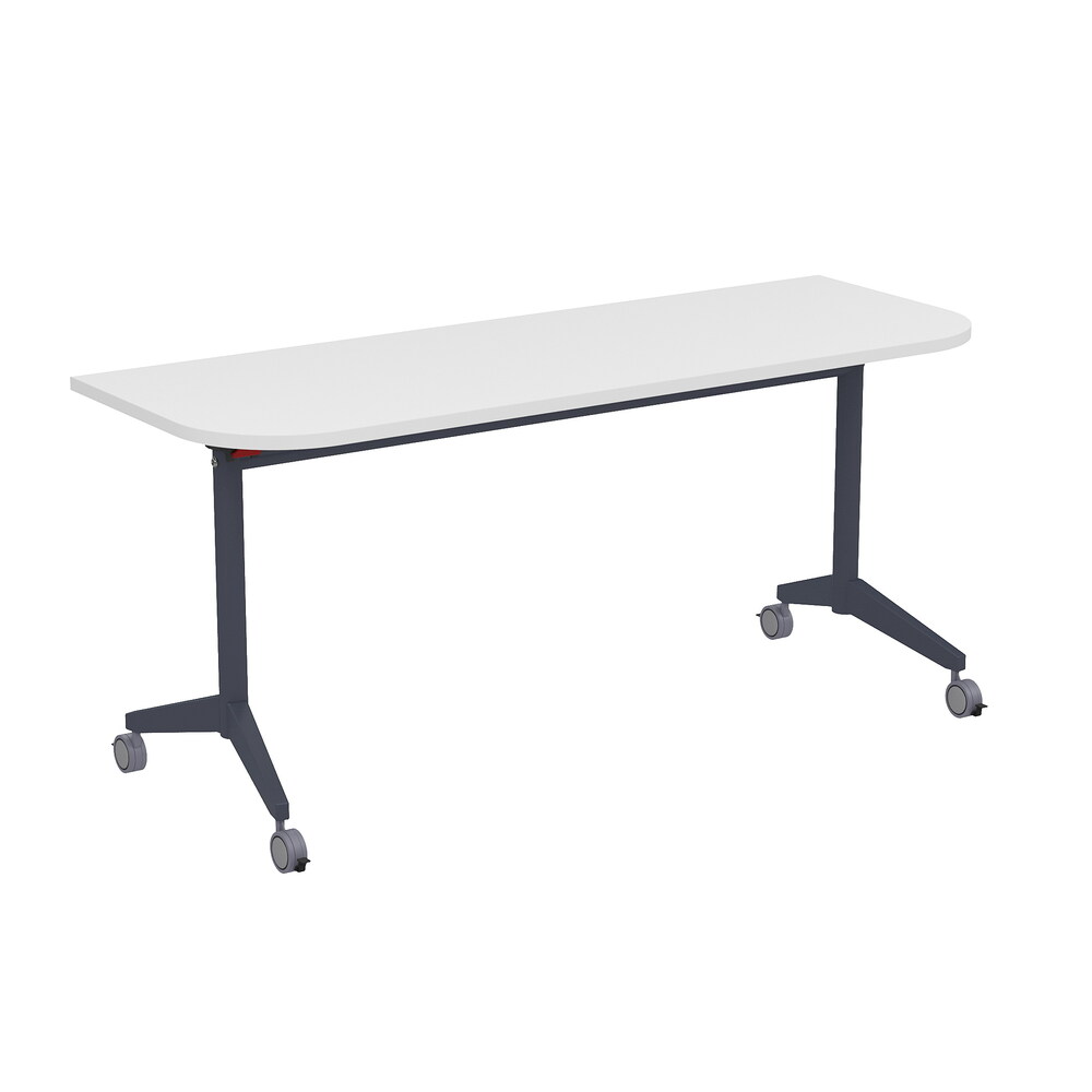 Складной радиусный стол-трансформер Simple с фиксаторами