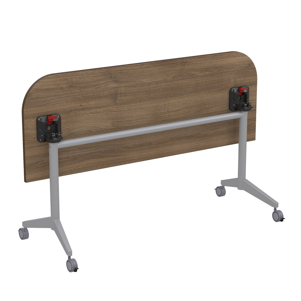 Складной радиусный стол-трансформер Simple с фиксаторами