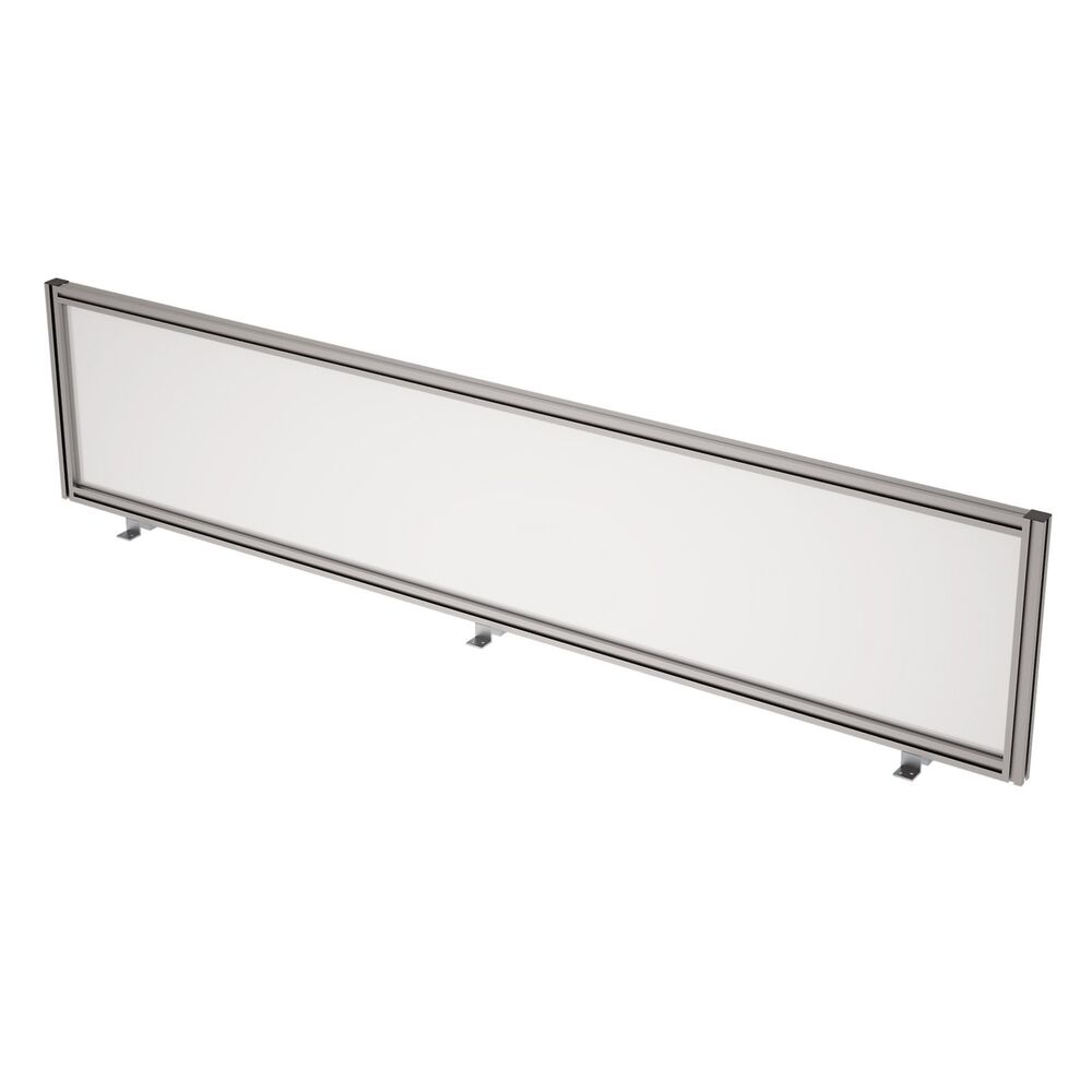 Барьер из стекла в алюминиевом профиле, фронтальный