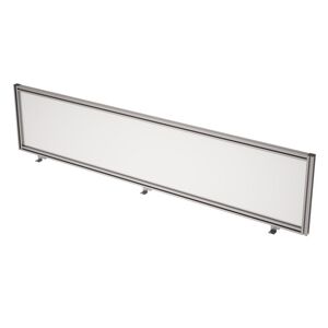 Барьер из стекла в алюминиевом профиле, фронтальный