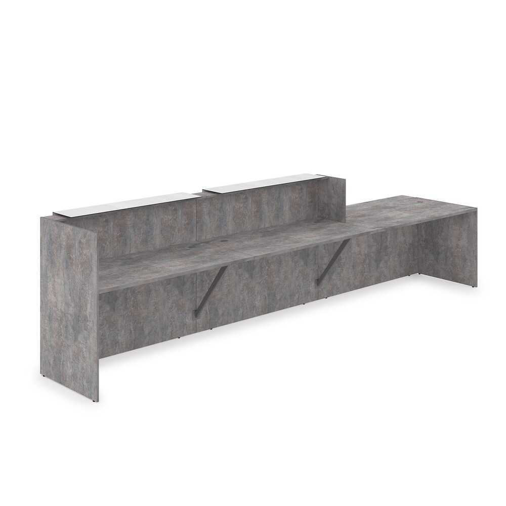 Комплект Ресепшн с фартуком HPL (с подсветкой)