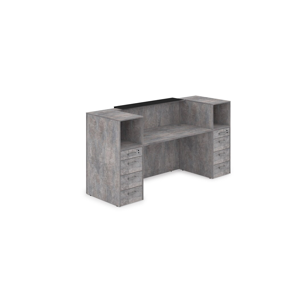 Комплект Ресепшн с фартуком HPL (с подсветкой)