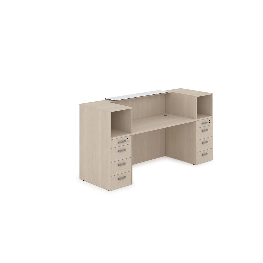 Комплект Ресепшн с фартуком HPL (с подсветкой)