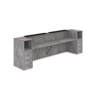 Комплект Ресепшн с фартуком HPL (с подсветкой)