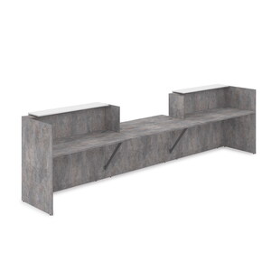 Комплект Ресепшн с фартуком ЛДСП (без подсветки)