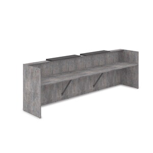 Комплект Ресепшн с фартуком ЛДСП (с подсветкой)