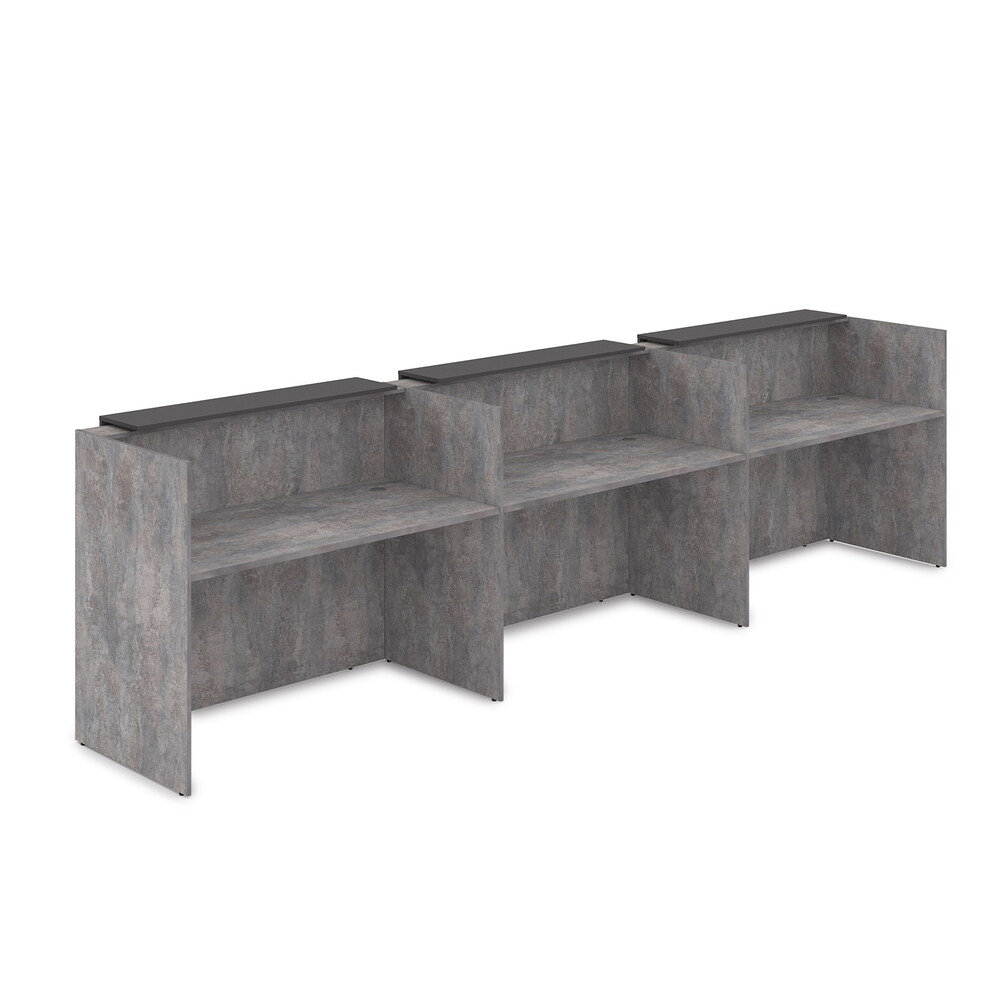 Комплект Ресепшн с фартуком ЛДСП (с подсветкой)