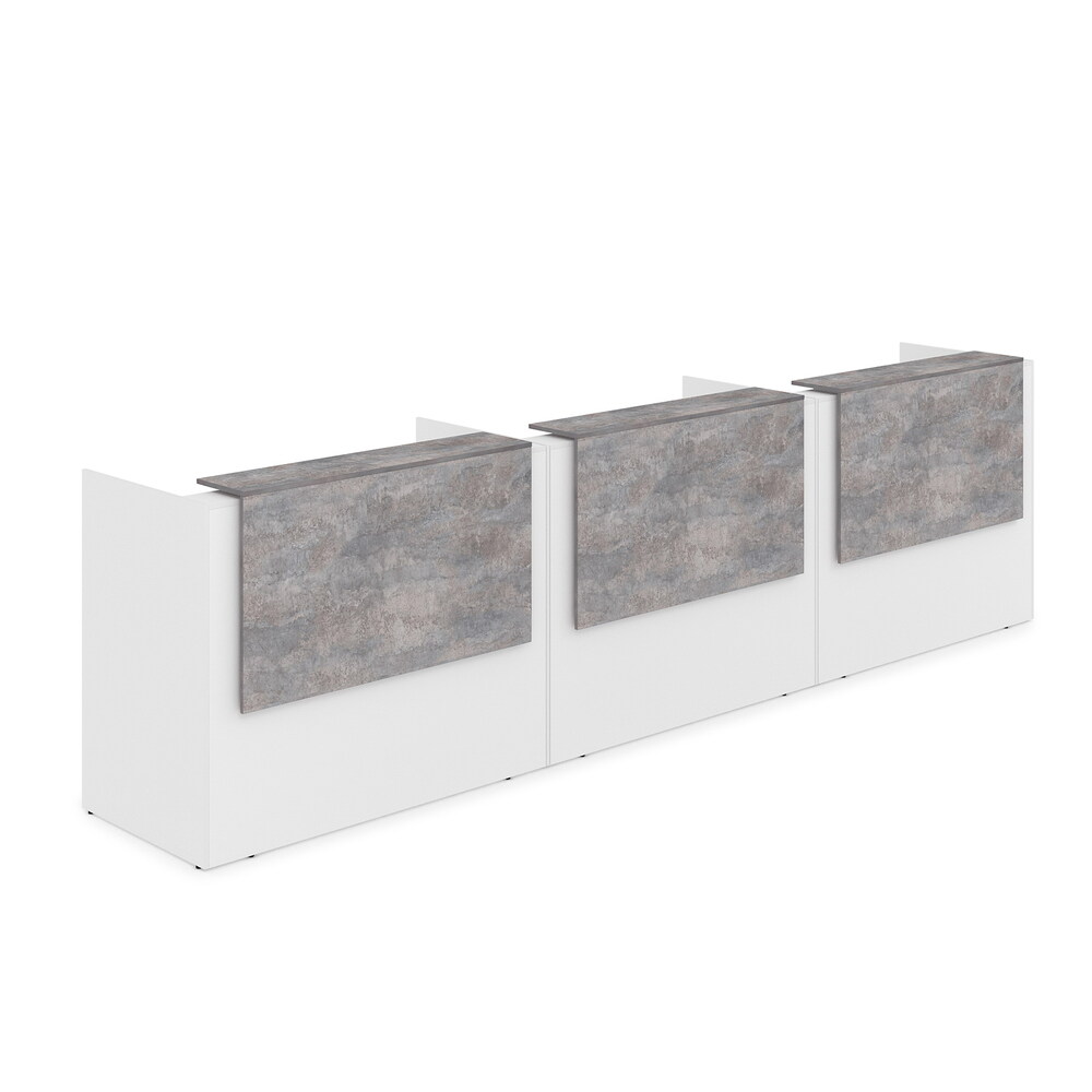 Комплект Ресепшн с фартуком ЛДСП (с подсветкой)