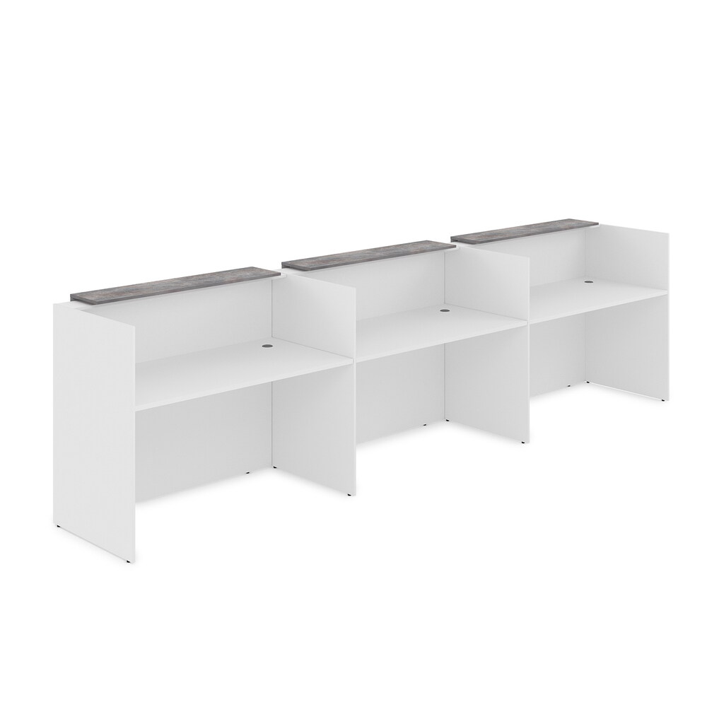 Комплект Ресепшн с фартуком ЛДСП (с подсветкой)