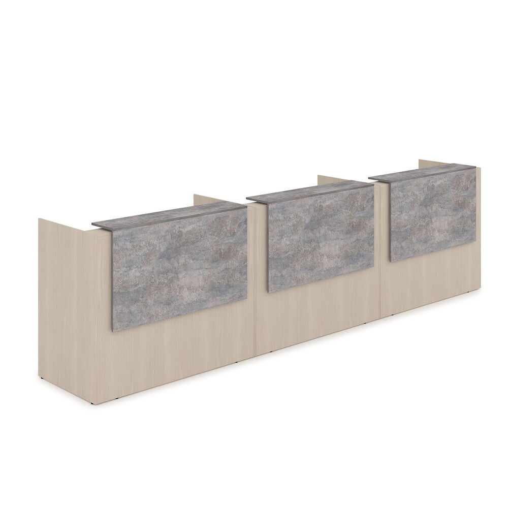 Комплект Ресепшн с фартуком ЛДСП (с подсветкой)