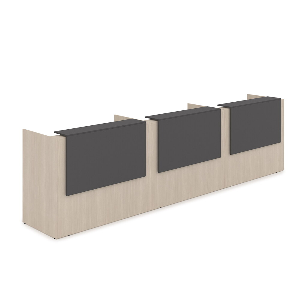 Комплект Ресепшн с фартуком ЛДСП (с подсветкой)