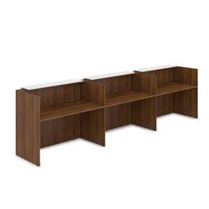 Комплект Ресепшн с фартуком ЛДСП (с подсветкой)