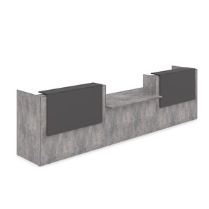 Комплект Ресепшн с фартуком ЛДСП (с подсветкой)