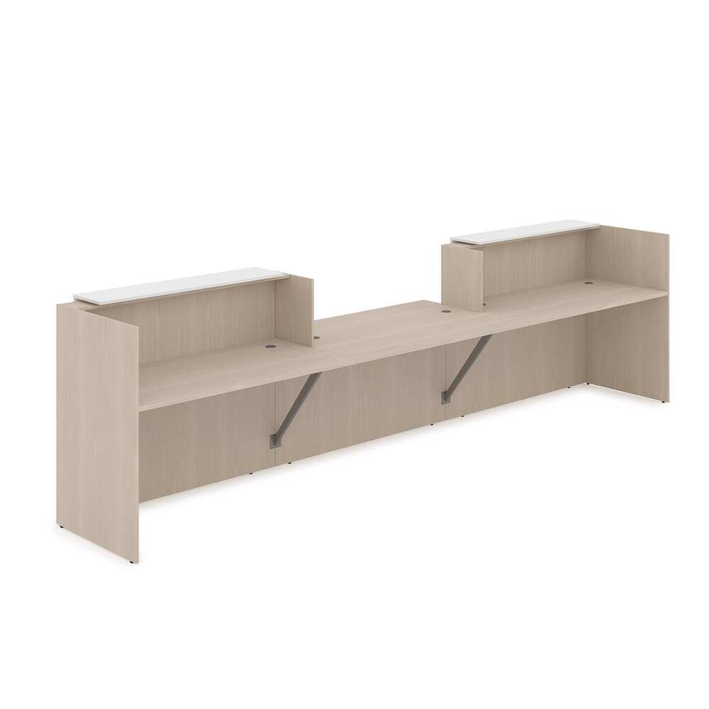 Комплект Ресепшн с фартуком ЛДСП (с подсветкой)