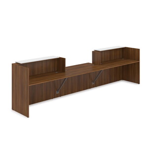 Комплект Ресепшн с фартуком ЛДСП (с подсветкой)