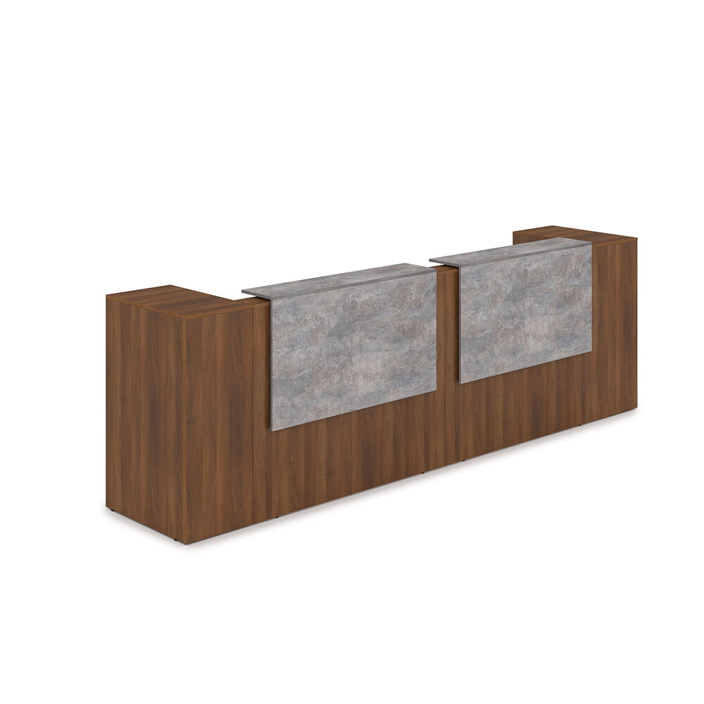 Комплект Ресепшн с фартуком ЛДСП (с подсветкой)