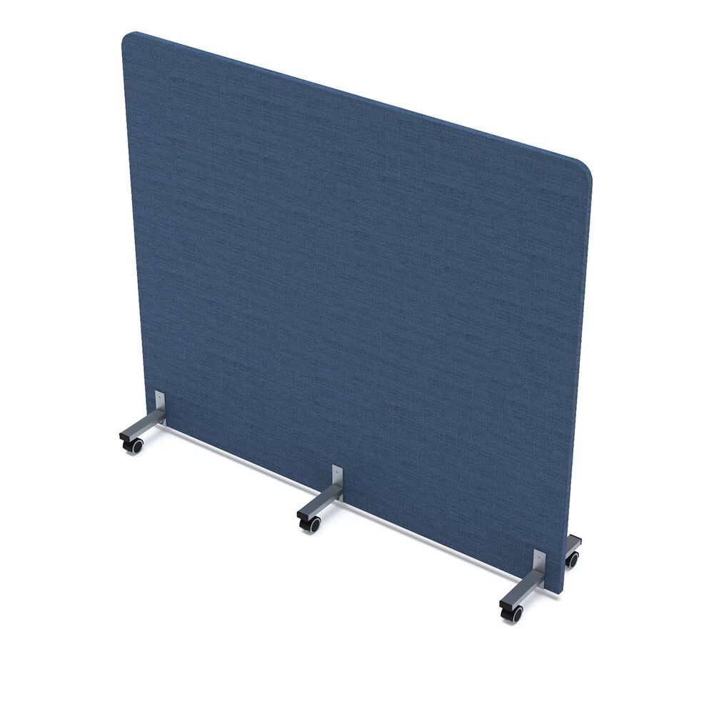 Акустическая мобильная перегородка на колесных опорах