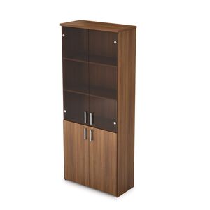 Шкаф для документов высокий со стеклом