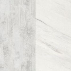 Хромикс белый/Мрамор Леванто белый глянец