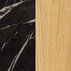 Мрамор черный/Дуб Сорано