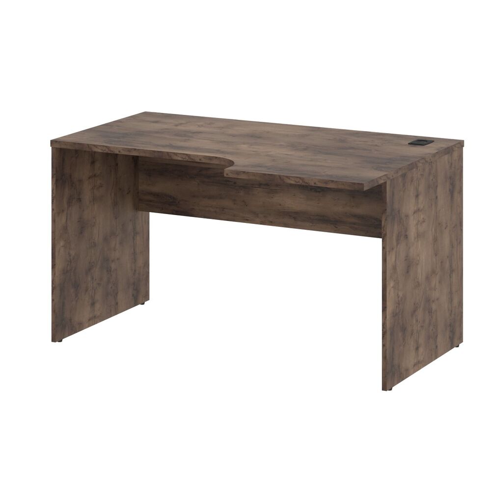 Стол письменный эргономичный с заглушкой кабель-канала (правый)