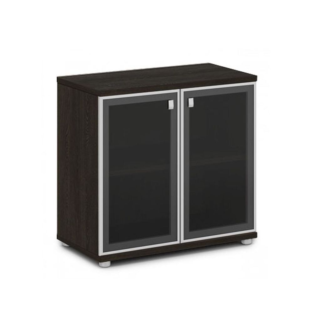 Шкаф со стеклом в алюминиевом профиле