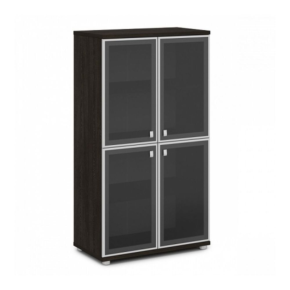 Шкаф со стеклом в алюминиевом профиле