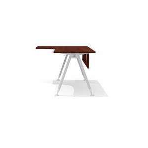 Эргономичный стол на металлокаркасе левый