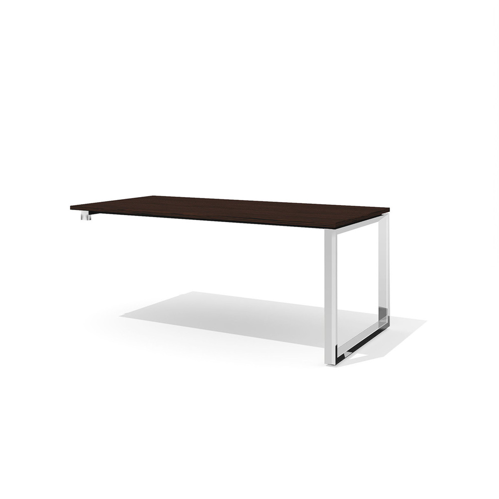 Стол руководителя с укороченной опорой под тумбу