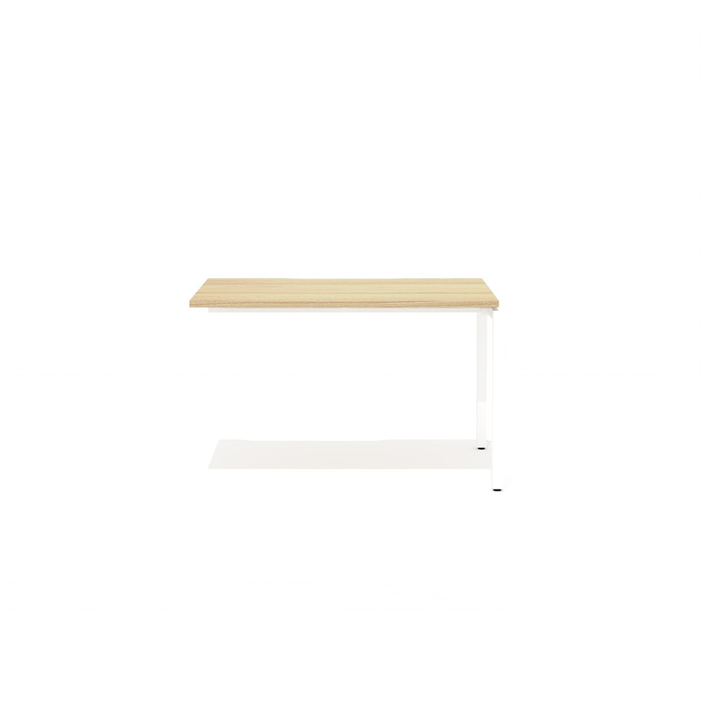 Стол промежуточный с вырезом на металлокаркасе