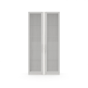 Шкаф со стеклянными дверьми 