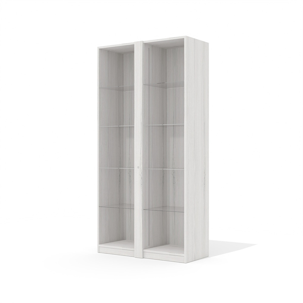 Шкаф со стеклянными дверьми 