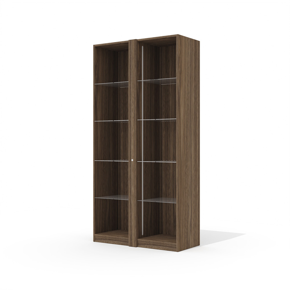 Шкаф со стеклянными дверьми 