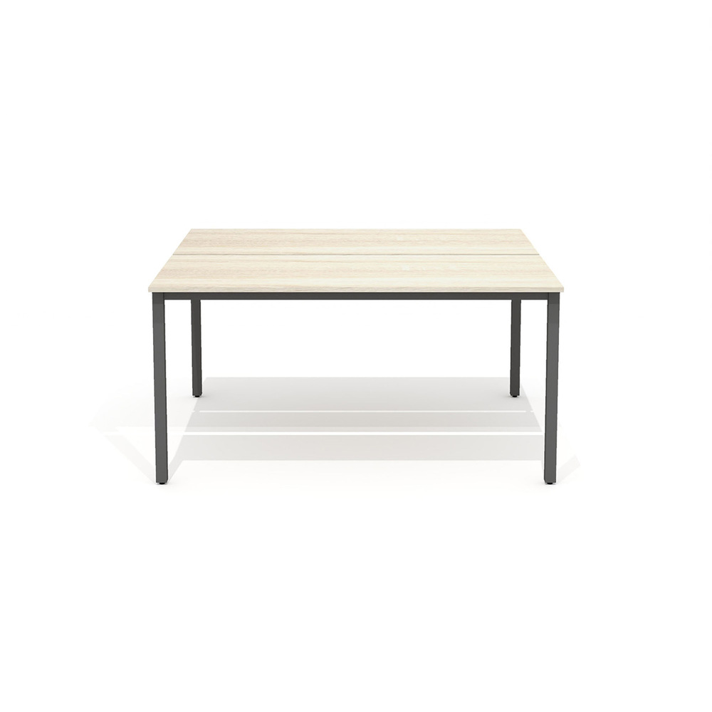 Стол сдвоенный на металлокаркасе