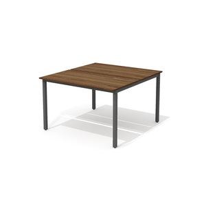 Стол сдвоенный на металлокаркасе