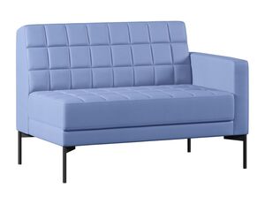 Секция с подлокотником двухместный левый