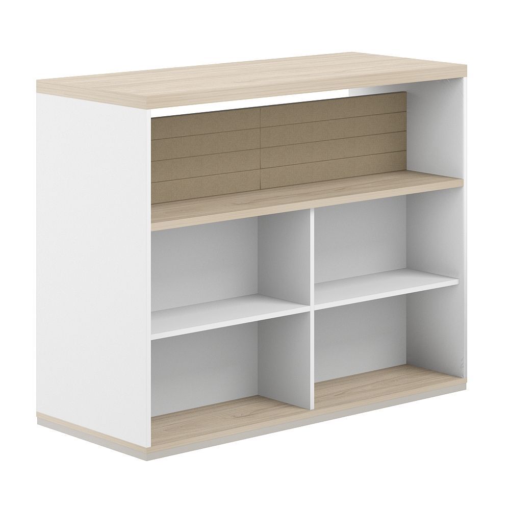 Стеллаж-комбо 2-стор. 1638 с топом, с экраном тканевым низким