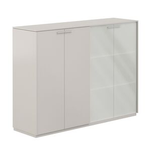 Шкаф средний + Шкаф средний со стеклом матовым