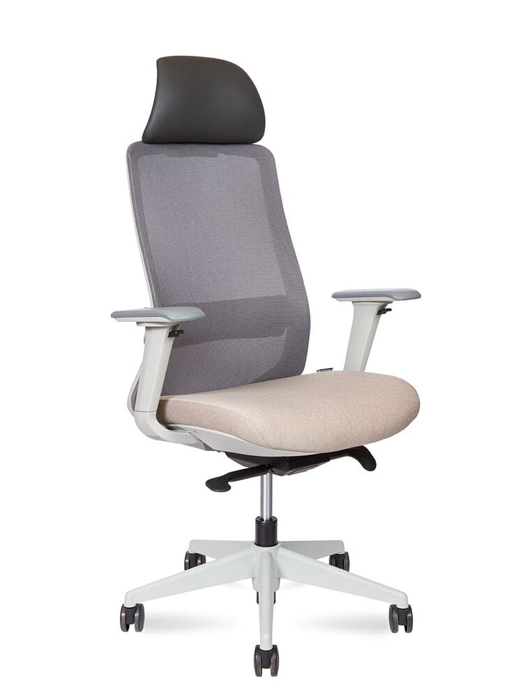 Кресло руководителя Como grey beige